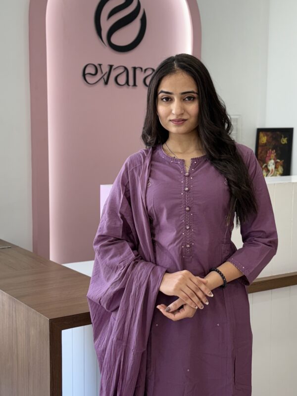Pyazi Cotton - 3Piece Kurti Set