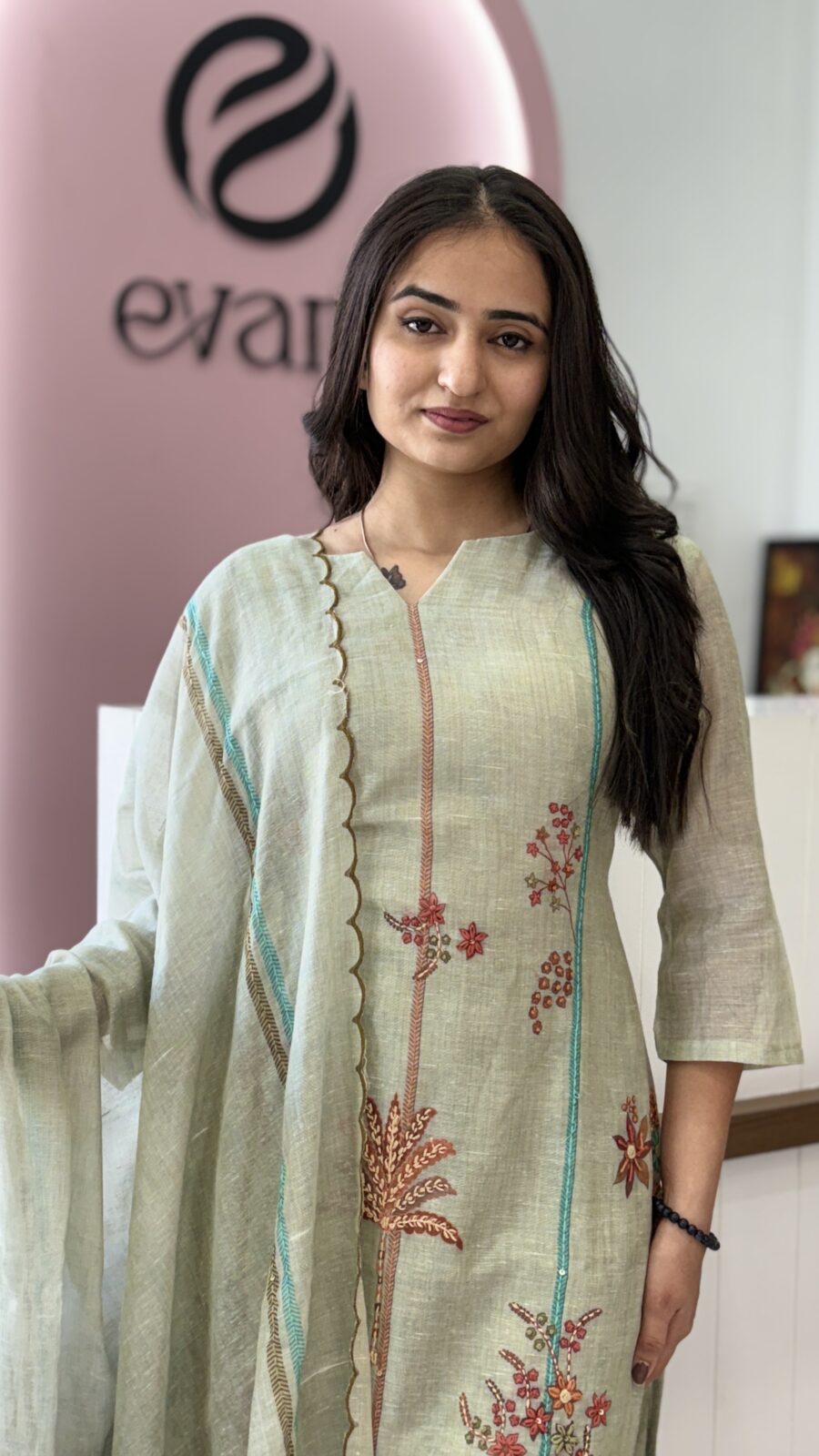 Pista Elegance Cotton 3-Piece Suit Set - Image 2