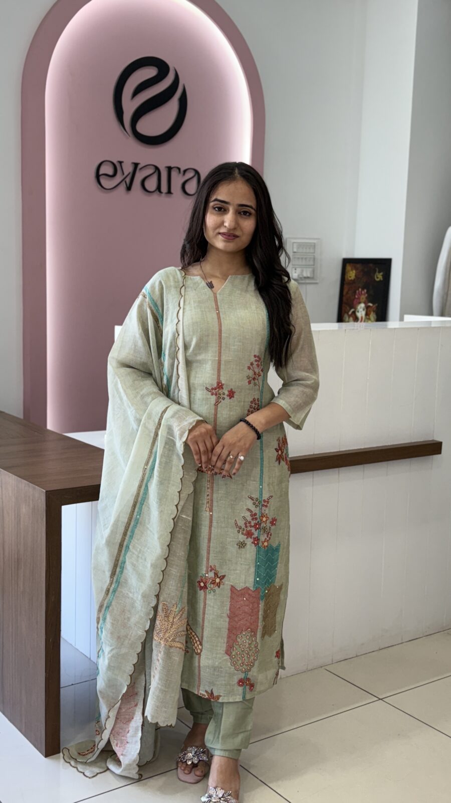 Pista Elegance Cotton 3-Piece Suit Set - Image 3