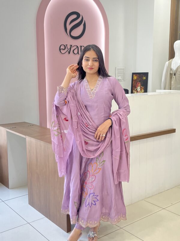 Grace Roman Silk Suit Set