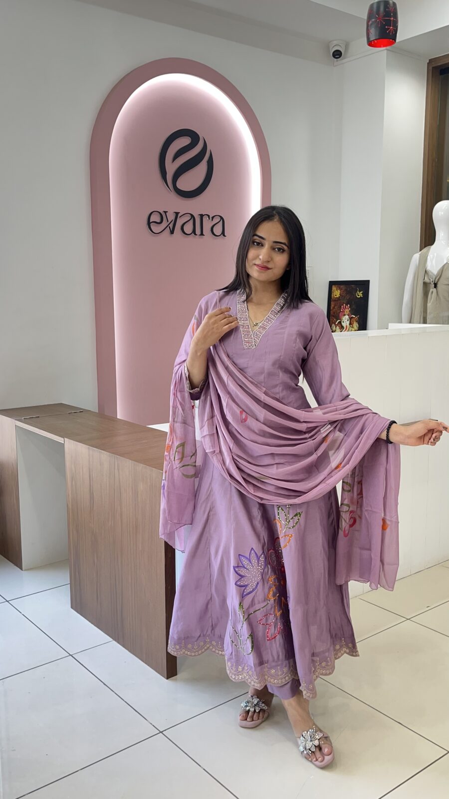Grace Roman Silk Suit Set - Image 2