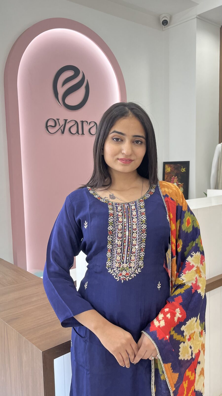 Blush Elegance Cotton Suit Set - Image 2
