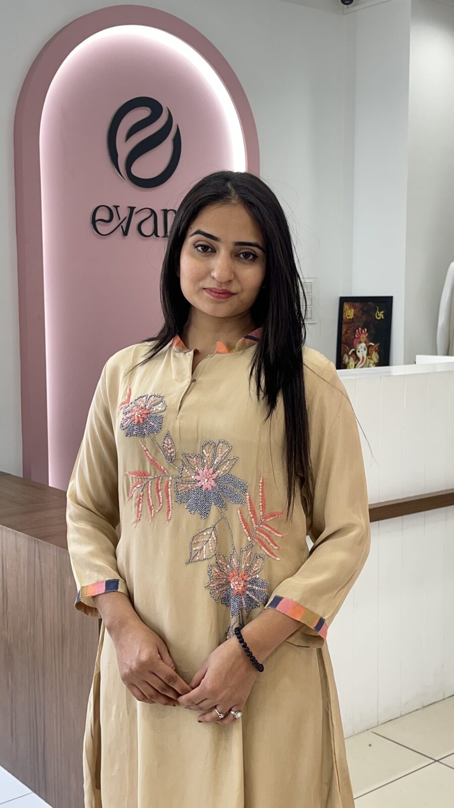 Biscuit Color Glow Co-Ord Set - Image 2