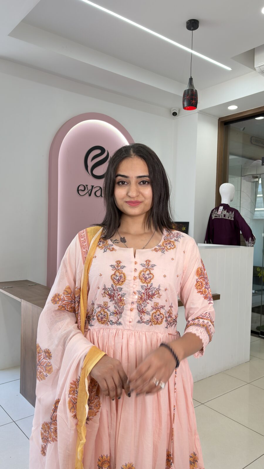 Cotton Block Print 3-Piece Ensemble - Image 2