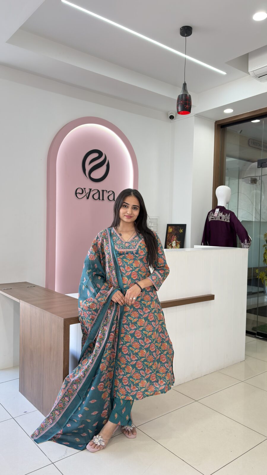 Cotton 3-Piece Leaf Elegance Set