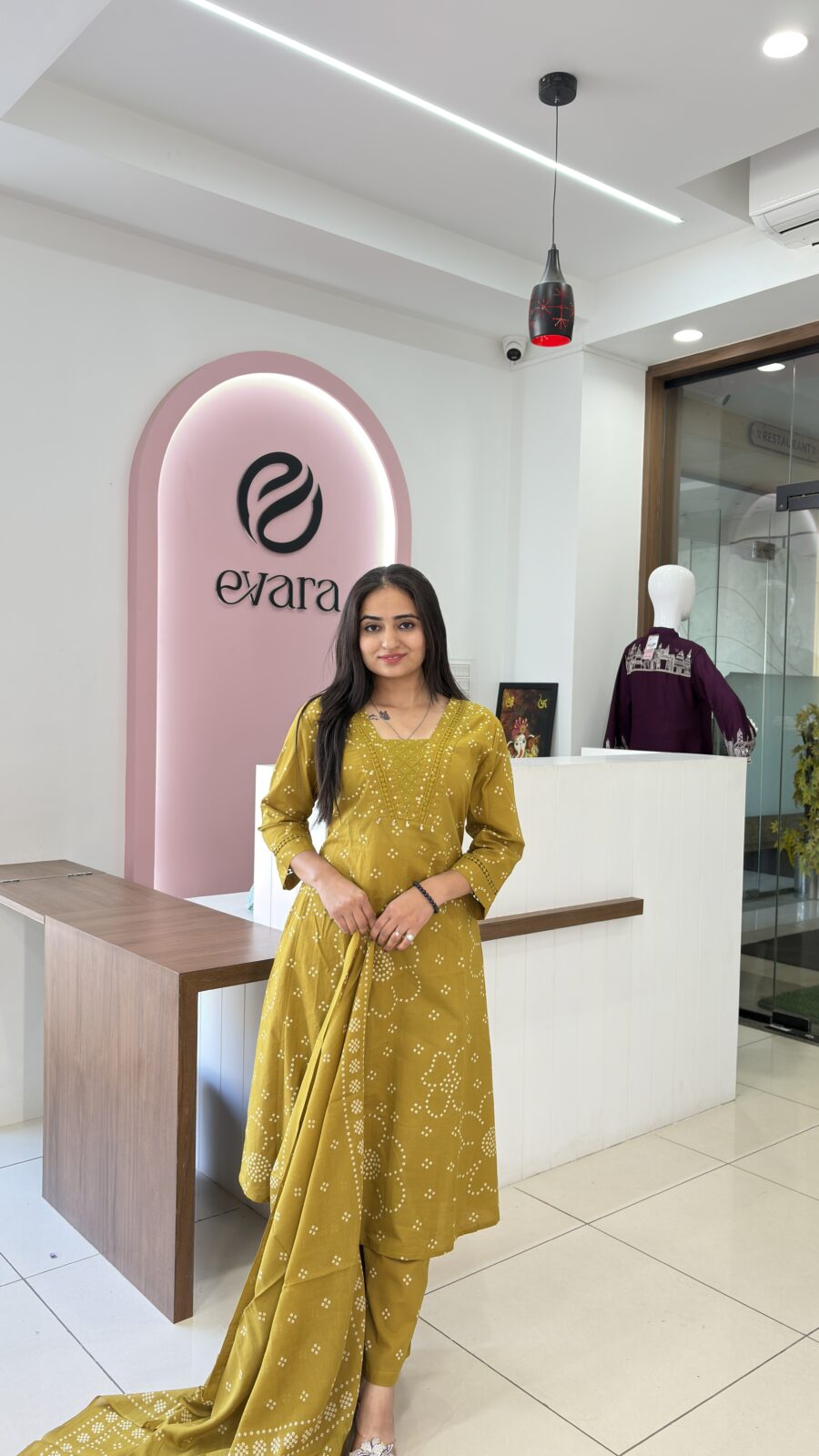 Cotton 3-Piece Bandhani Elegance Set
