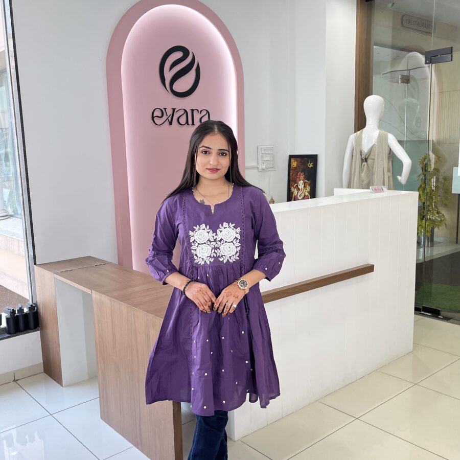 Cotton Elegance Embroidered Tunic