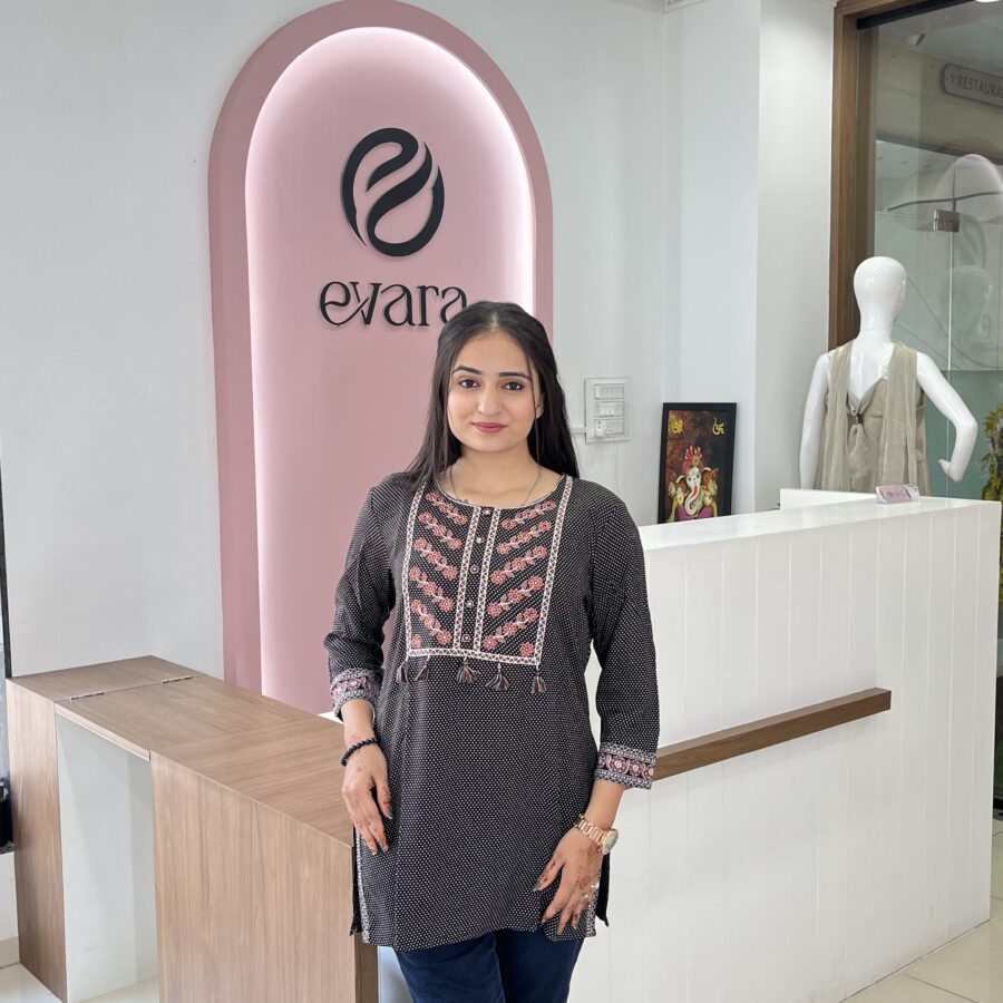 Cotton Embroidered Fumkha Tunic - Image 2