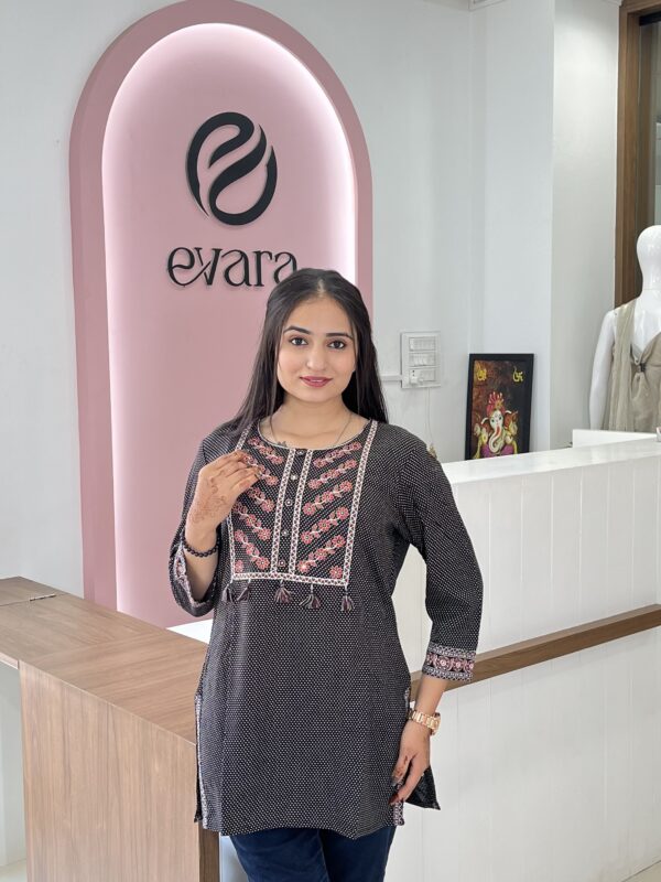 Cotton Embroidered Fumkha Tunic