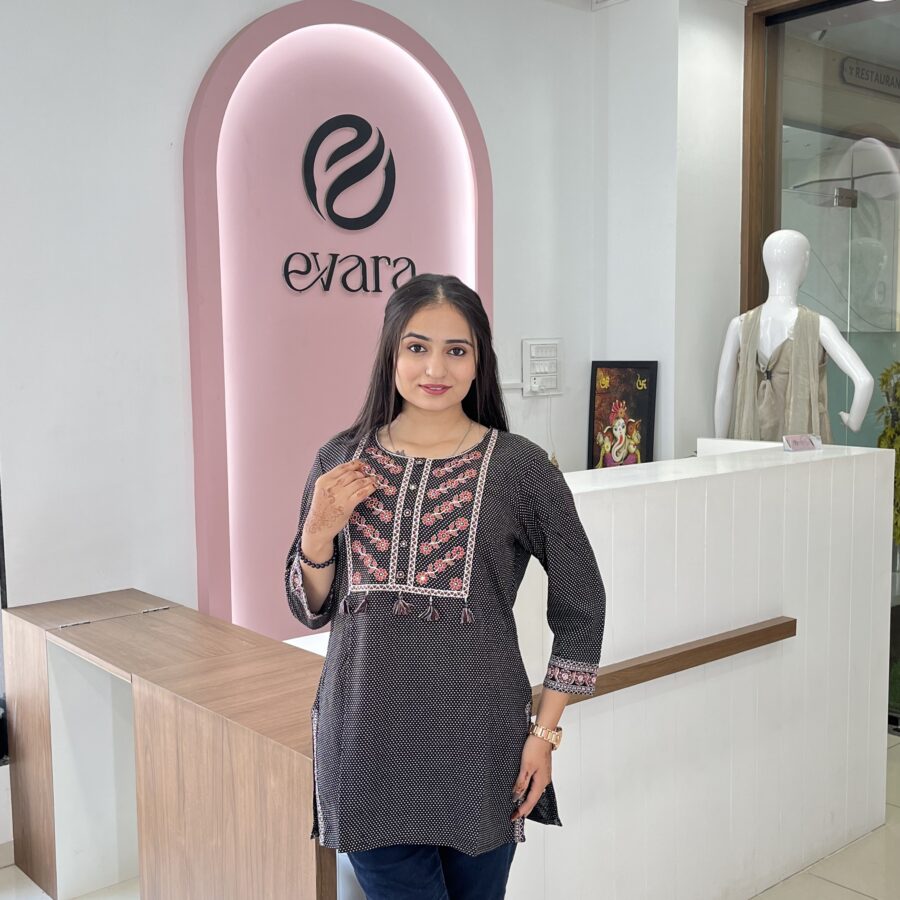 Cotton Embroidered Fumkha Tunic