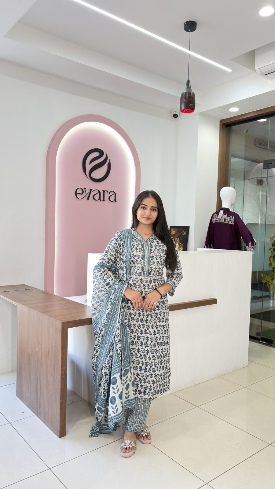 Cotton 3-Piece Straight Kurti Set - Image 3