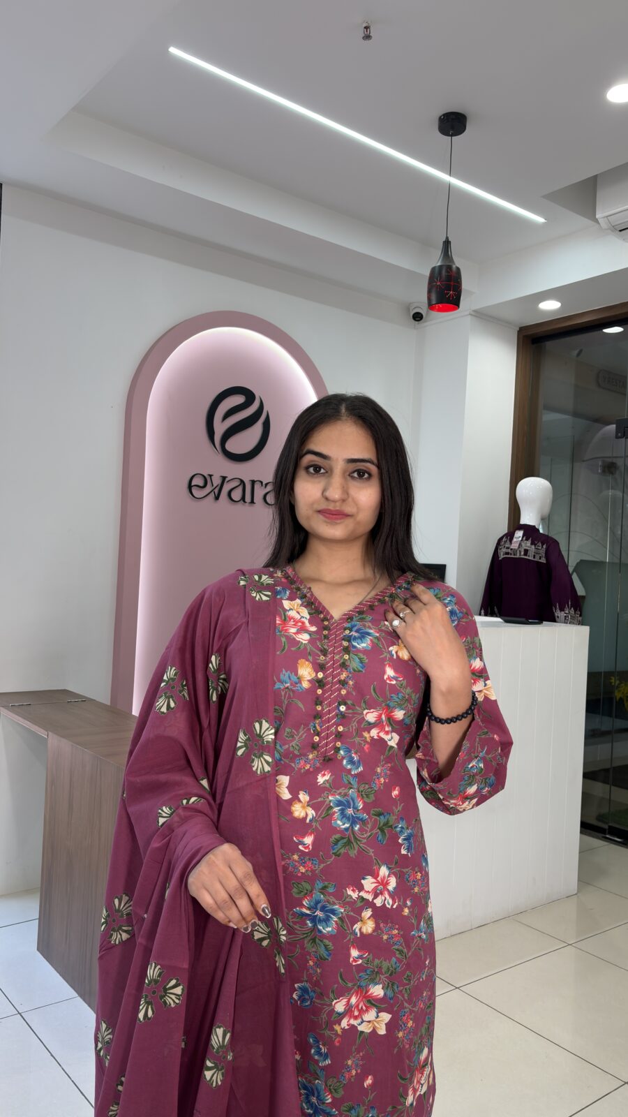 Cotton 3-Piece Floral Grace Set - Image 2