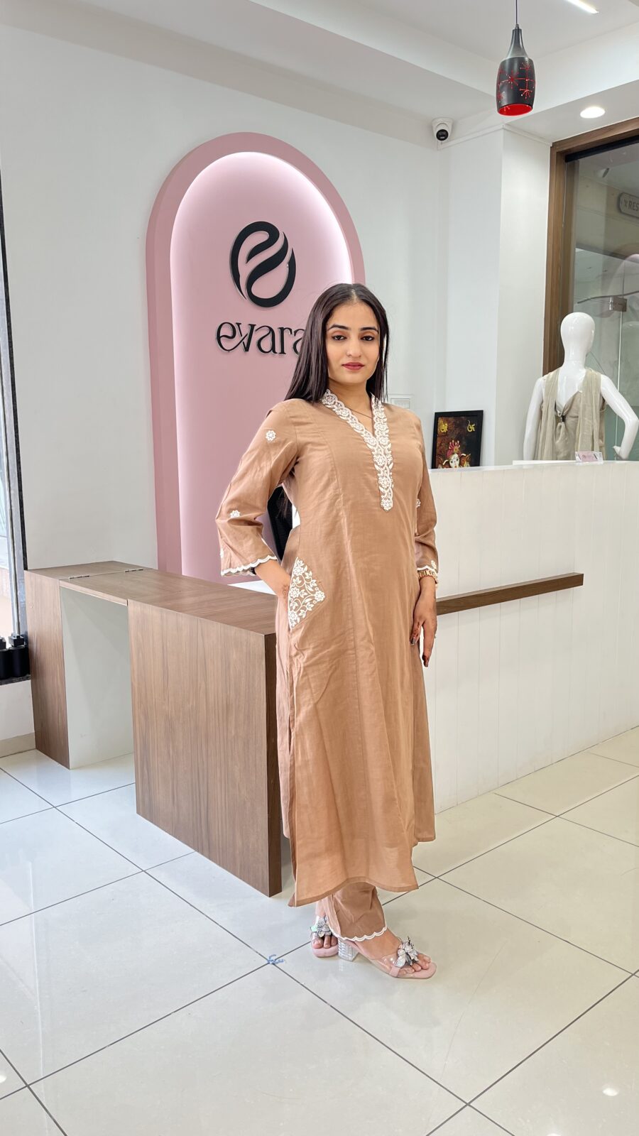 Cotton Embroidered 2-Piece Set