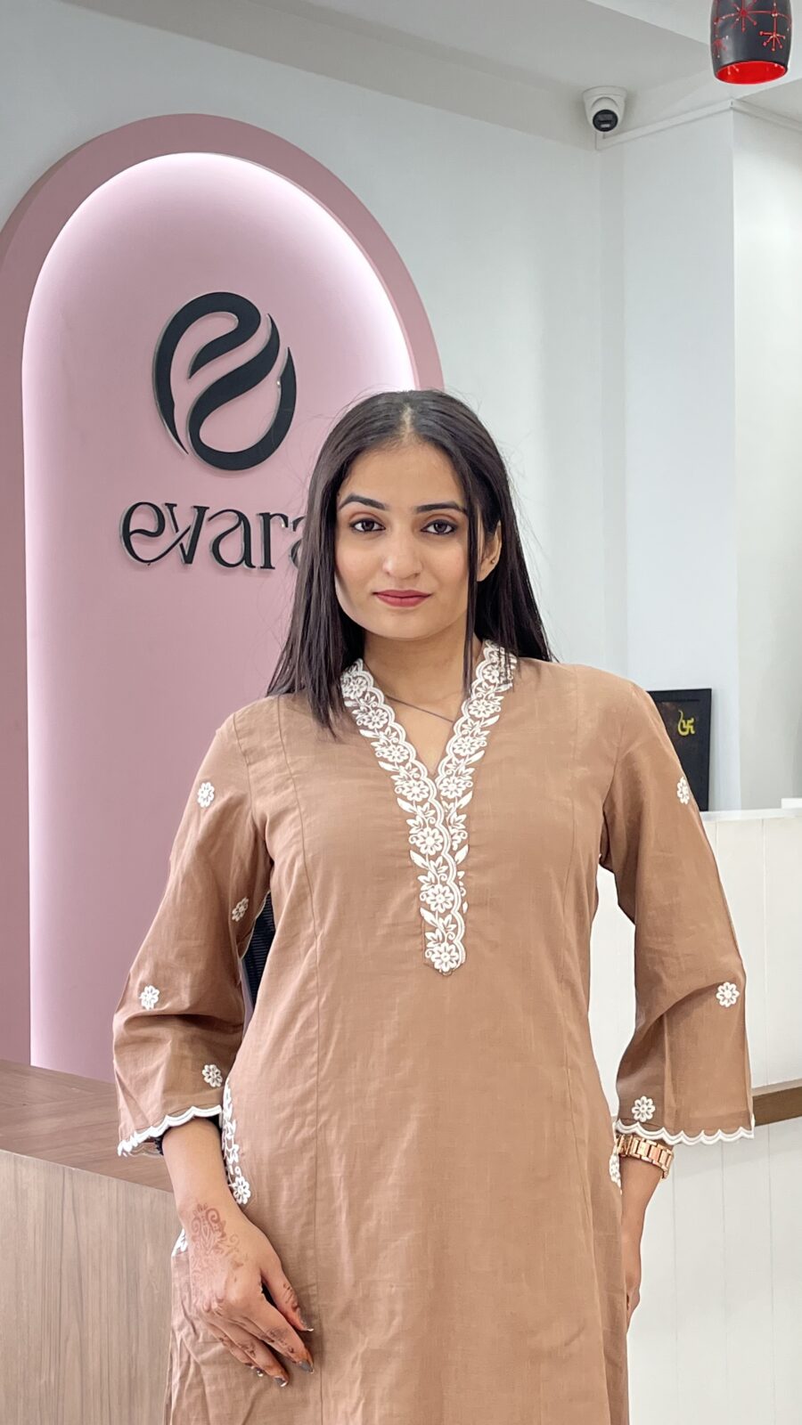 Cotton Embroidered 2-Piece Set - Image 3