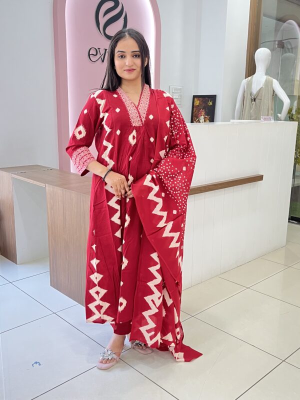 Cotton Ekkat Handwork 3-Piece Set