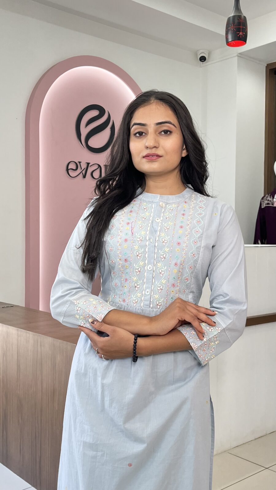 Cotton 2-Piece Embroidery Elegance Set - Image 3