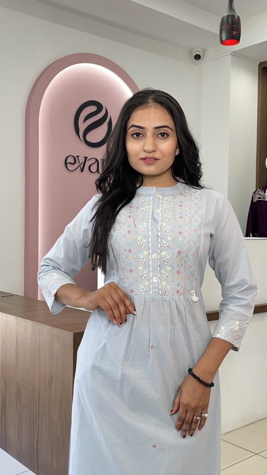 Cotton 2-Piece Embroidery Elegance Set - Image 2