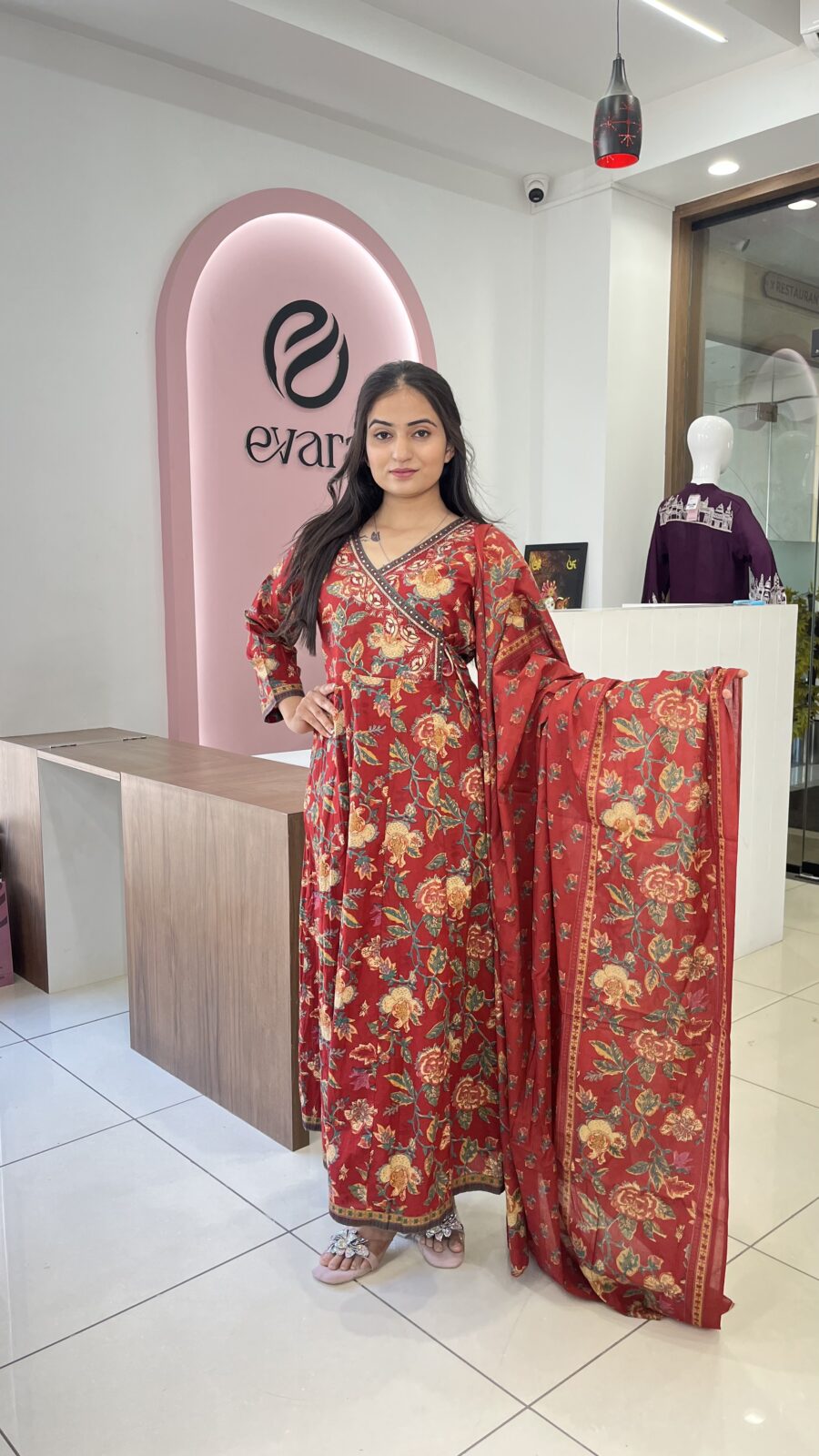 Cotton 3-Piece Angrakha Elegance Set - Image 3