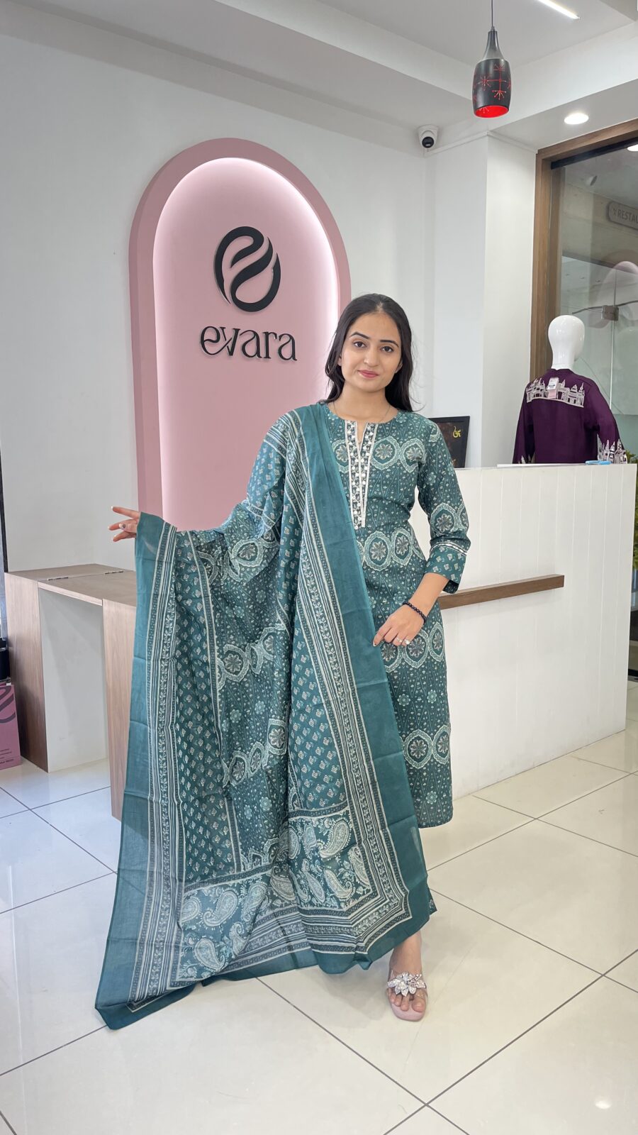 Jaipuri Cotton Embroidered Set