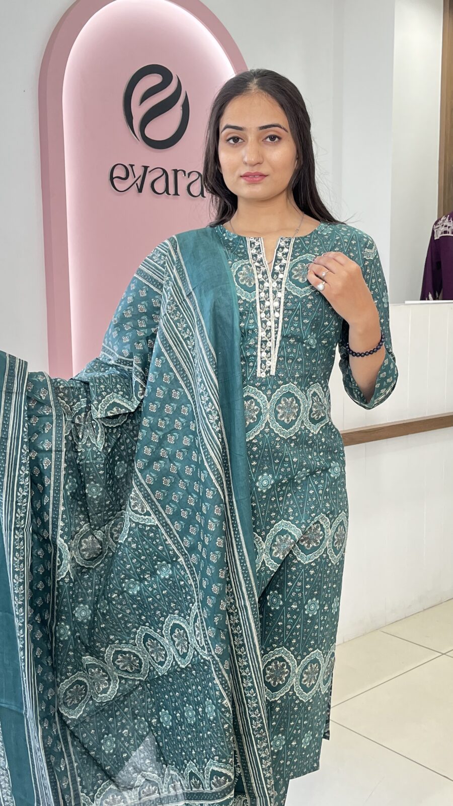 Jaipuri Cotton Embroidered Set - Image 3