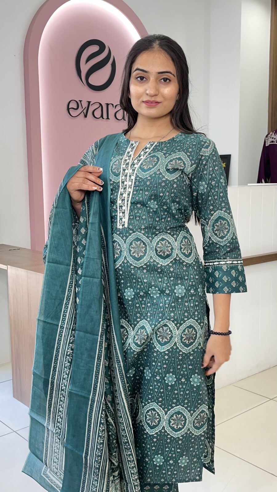 Jaipuri Cotton Embroidered Set - Image 2